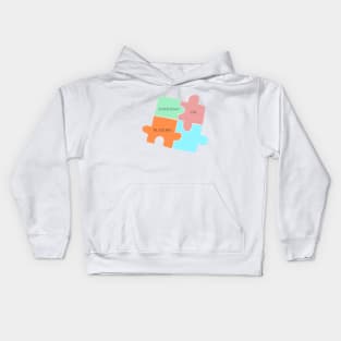 Everyday I'm Puzzling Kids Hoodie